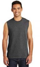 Port & Company Adult Unisex 5.4-ounce, 100% Cotton Core Cotton Sleeveless T-shirt